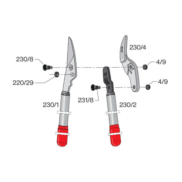 Felco 230 Straight Anvil Lopper - Forestry Tools